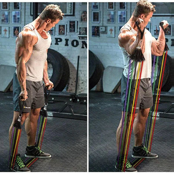 RESISTANCE BAND GYM TRANNING SET