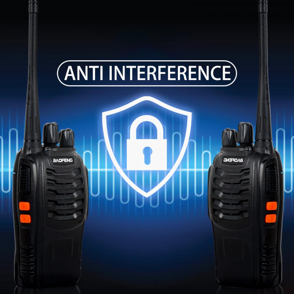 Daily Needs dual-purpose walkie-talkie wireless high power(2 pcs)