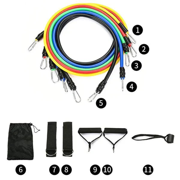 RESISTANCE BAND GYM TRANNING SET
