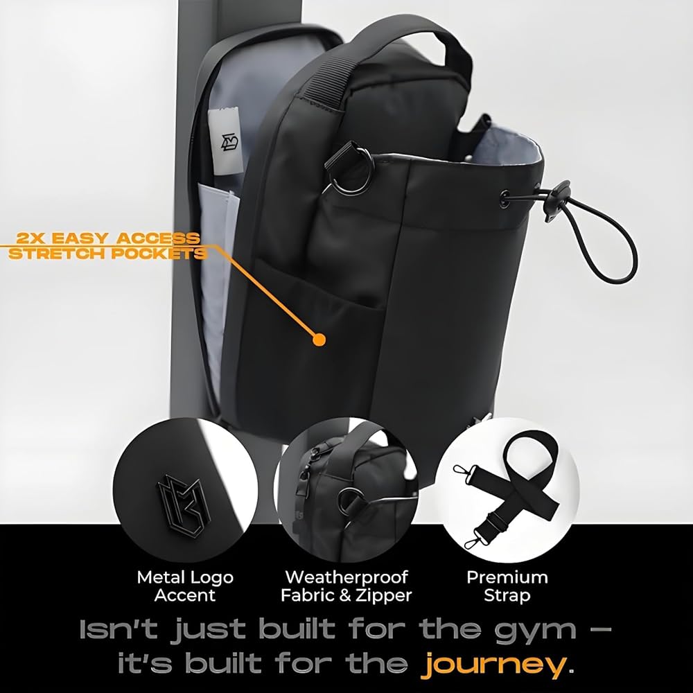 Gym Magnetic Bag Portable Water Bottle Holder |Mens Accessories