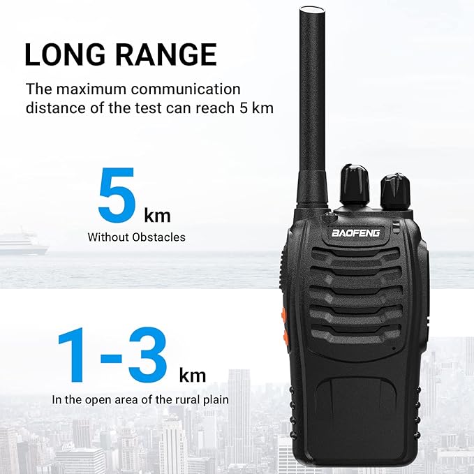 Daily Needs dual-purpose walkie-talkie wireless high power(2 pcs)