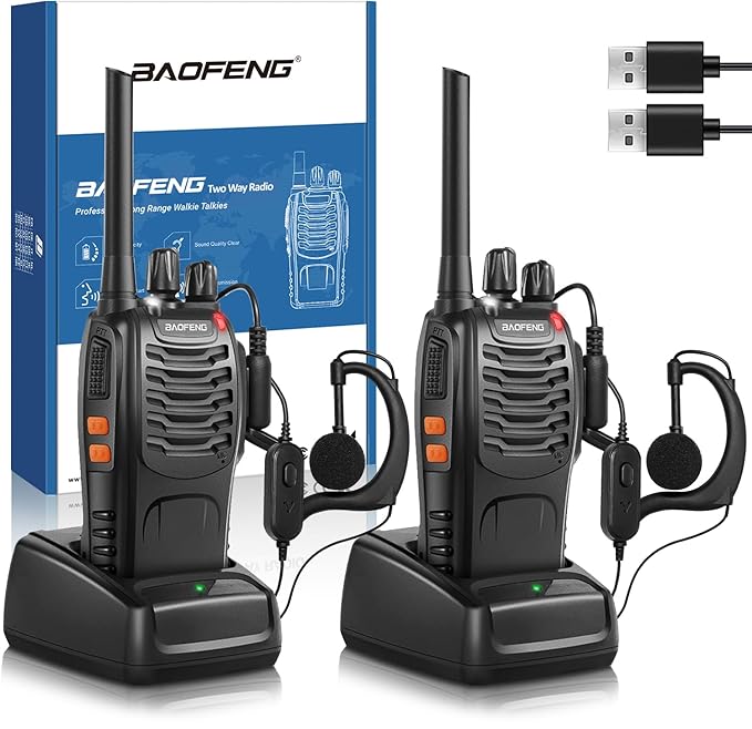 Daily Needs dual-purpose walkie-talkie wireless high power(2 pcs)