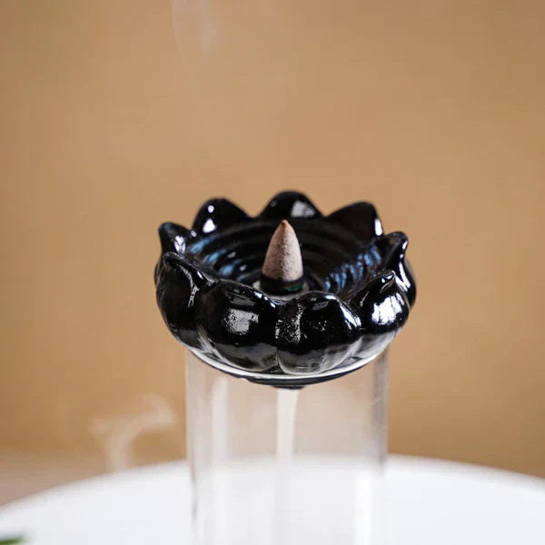 Shivling Fountain Incense Holder(+10 Aromatic Terracotta Incense)