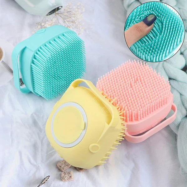 SILICON BATH BRUSH (SET OF 3)